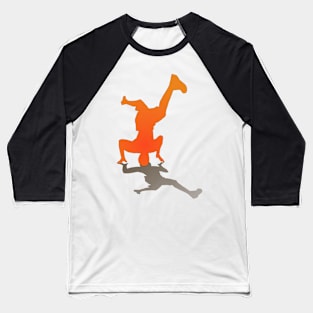 Orange Dancer 1 Baseball T-Shirt